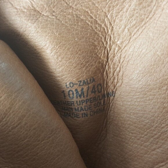 Louise Et Chie Y2K 90s Ankle Booties Boots Black Leather Zip USA Size 10 M - Picture 9 of 9